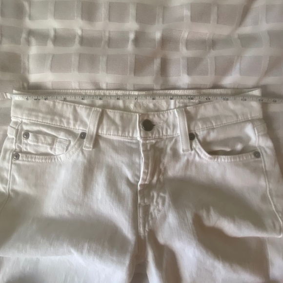 7 For All Mankind White Jeans - Picture 4 of 13